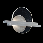 922450-4 Fine Art Lighting Selene 12.75"H RSF Sconce with Silver/Clear & White Glass Finish