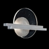 922450-4 Fine Art Lighting Selene 12.75"H RSF Sconce with Silver/Clear & White Glass Finish