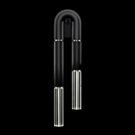 922550-120ST Fine Art Lighting Antonia 28"H LSF Sconce with Black/Nickel Finish