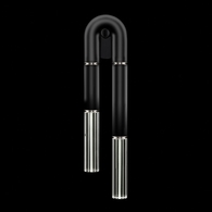 922750-120ST Fine Art Lighting Antonia 28"H RSF Sconce with Black/Nickel Finish