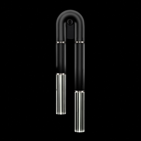 922750-120ST Fine Art Lighting Antonia 28"H RSF Sconce with Black/Nickel Finish