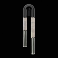 922750-122ST Fine Art Lighting Antonia 28"H RSF Sconce with Black/Nickel/Smoke Finish