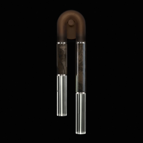 922750-221ST Fine Art Lighting Antonia 28"H RSF Sconce with Bronze/Nickel/Charcoal Finish