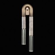 922750-622ST Fine Art Lighting Antonia 28"H RSF Sconce with Ombre Bronze/Nickel/Smoke Finish
