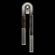 922750-711ST Fine Art Lighting Antonia 28"H RSF Sconce with Ombre Silver/Brass/Charcoal Finish