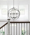 9228-EB Crystorama Solaris 6 Light English Bronze Sphere Chandelier