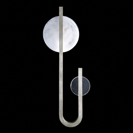 922950-4ST Fine Art Lamps Selene 36"H Sconce with Silver Finish