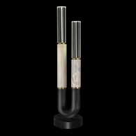 923010-112 Fine Art Lighting Antonia 29.75"H Table Lamp with Black/Brass/Smoke Finish