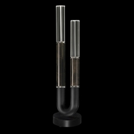 923010-121 Fine Art Lighting Antonia 29.75"H Table Lamp with Black/Nickel/Charcoal Finish