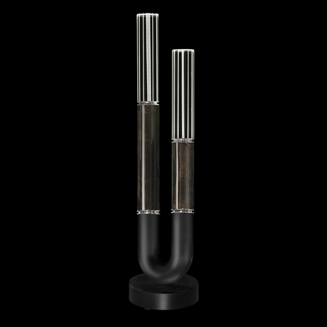 923010-121 Fine Art Lighting Antonia 29.75"H Table Lamp with Black/Nickel/Charcoal Finish