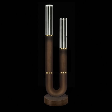 923010-210 Fine Art Lighting Antonia 29.75"H Table Lamp with Bronze/Brass/No Parchment Finish