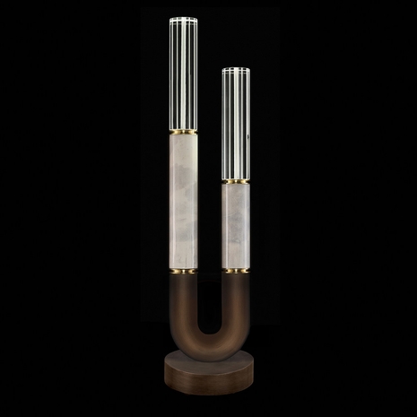 923010-212 Fine Art Lighting Antonia 29.75"H Table Lamp with Bronze/Brass/Smoke Finish
