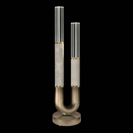 923010-612 Fine Art Lighting Antonia 29.75"H Table Lamp with Ombre Bronze/Brass/Smoke Finish