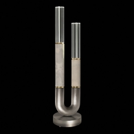 923010-712 Fine Art Lighting Antonia 29.75"H Table Lamp with Ombre Silver/Brass/Smoke Finish