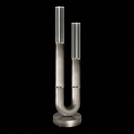 923010-720 Fine Art Lighting Antonia 29.75"H Table Lamp with Ombre Silver/Nickel/No Parchment Finish