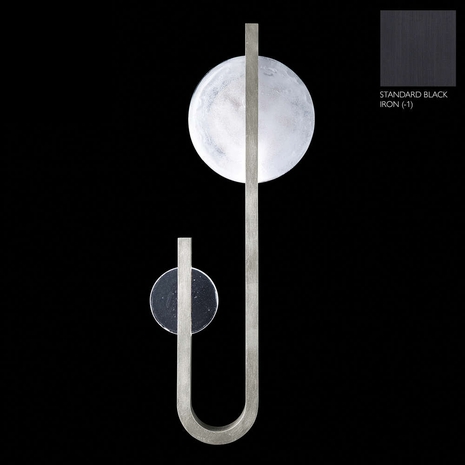 923050-1ST Fine Art Lamps Selene 36"H Sconce with Black Finish