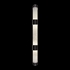925850-12 Fine Art Lighting Bond 60"H Sconce with Black & Silver/Bahama Sand Finish