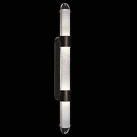 925850-12ST Fine Art Lamps 4 Light Bond 60"  Sconce with Black/Silver Finish