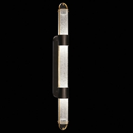 925850-21ST Fine Art Lamps 4 Light Bond 60"  Sconce with Black/Gold Finish