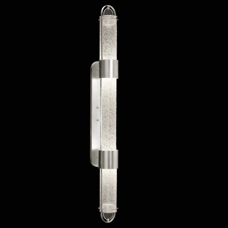 925850-41 Fine Art Lighting Bond 60"H Sconce with Silver/Diamond Blanket Finish