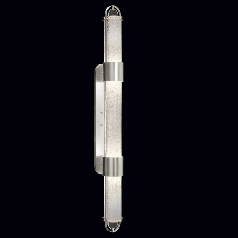 925850-42 Fine Art Lighting Bond 60"H Sconce with Silver/Bahama Sand Finish