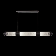 926040-11ST Fine Art Lamps 4 Light Bond 60" Linear Pendant with Black/Silver Finish