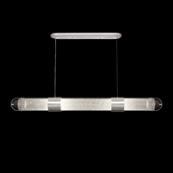 926040-21 Fine Art Lighting Bond 60"W Linear Pendant with Black & Gold/Diamond Blanket Finish