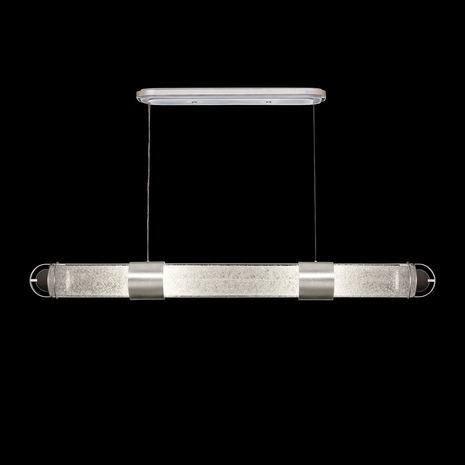 926040-21 Fine Art Lighting Bond 60"W Linear Pendant with Black & Gold/Diamond Blanket Finish