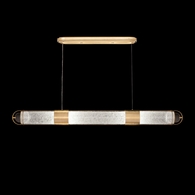 926040-31ST Fine Art Lamps 4 Light Bond 60" Linear Pendant with Gold Finish