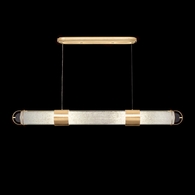 926040-32 Fine Art Lighting Bond 60"W Linear Pendant with Gold/Bahama Sand Finish
