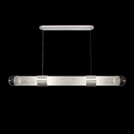 926040-41ST Fine Art Lamps 4 Light Bond 60" Linear Pendant with Silver Finish