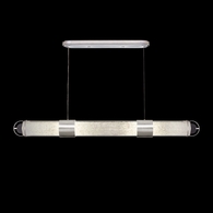 926040-42ST Fine Art Lamps 4 Light Bond 60" Linear Pendant with Silver Finish