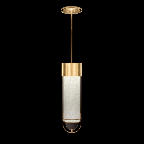 926340-32ST Fine Art Lighting Bond 5.5"W Round Pendant with Gold/Bahama Sand Finish