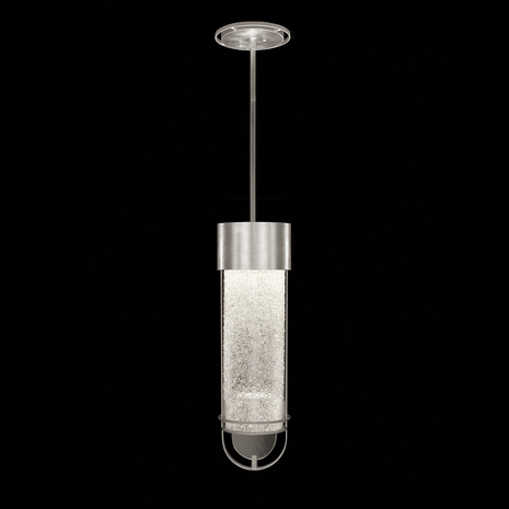 926340-41ST Fine Art Lighting Bond 5.5"W Round Pendant with Silver/Diamond Blanket Finish