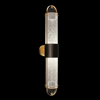 926450-21ST Fine Art Lighting Bond 35.3"H Sconce with Black & Gold/Diamond Blanket Finish