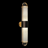 926450-22ST Fine Art Lighting Bond 35.3"H Sconce with Black & Gold/Bahama Sand Finish