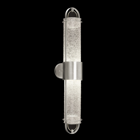 926450-41 Fine Art Lighting Bond 35.3"H Sconce with Silver/Diamond Blanket Finish