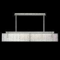 928040-25 Fine Art Lighting Terra 52.25"W Linear Pendant with Silver/Rake Clear Finish
