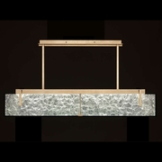 928040-31ST Fine Art Lamps Terra 52.25"W Linear Pendant with Gold Finish