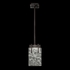 930240-11 Fine Art Lighting Terra 7.75"W Rectangular Pendant with Black/Clear Glass Finish
