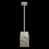 930240-21 Fine Art Lighting Terra 7.75"W Rectangular Pendant with Silver/Clear Glass Finish