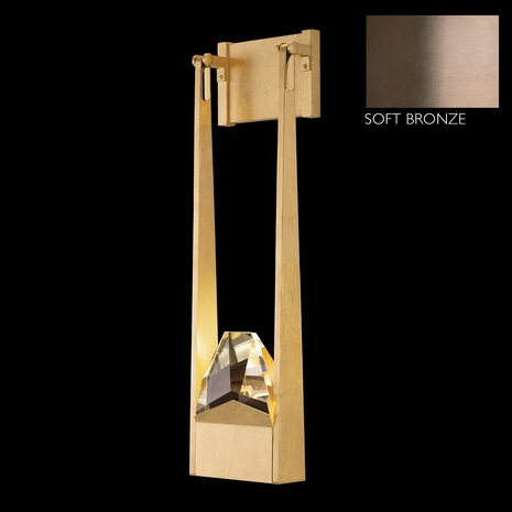 930350-3 Fine Art Lighting Strata 25.8"H Sconce with Soft Bronze Finish