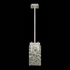 930540-21 Fine Art Lighting Terra 7.75"W Rectangular Pendant with Silver/Clear Glass Finish