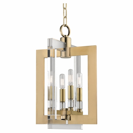 9312 Hudson Valley Wellington 4 Light Pendant