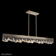 931340-3 Fine Art Lighting Strata 54.5"W Linear Pendant with Soft Bronze Finish