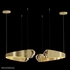 931840-2 Fine Art Lighting Strata 49"W Round Pendant with Gold Leaf Finish