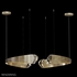 931840-3 Fine Art Lighting Strata 49"W Round Pendant with Soft Bronze Finish