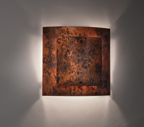 9319 Ultralights Lighting Luz Azul Low Angle Wall Sconce with Metal Diffuser