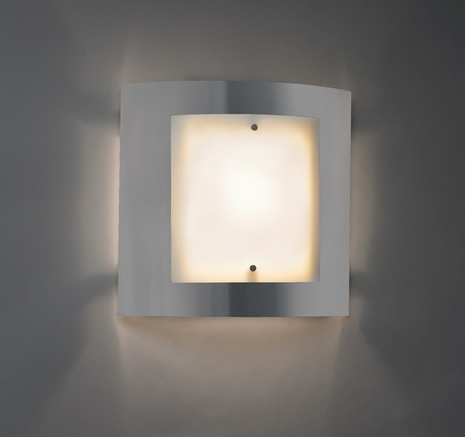 9320 Ultralights Lighting Luz Azul Low Angle Wall Sconce with Acrylic Diffuser