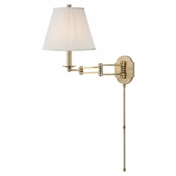9321 Hudson Valley Ravena 1 Light Wall Sconce With Plug